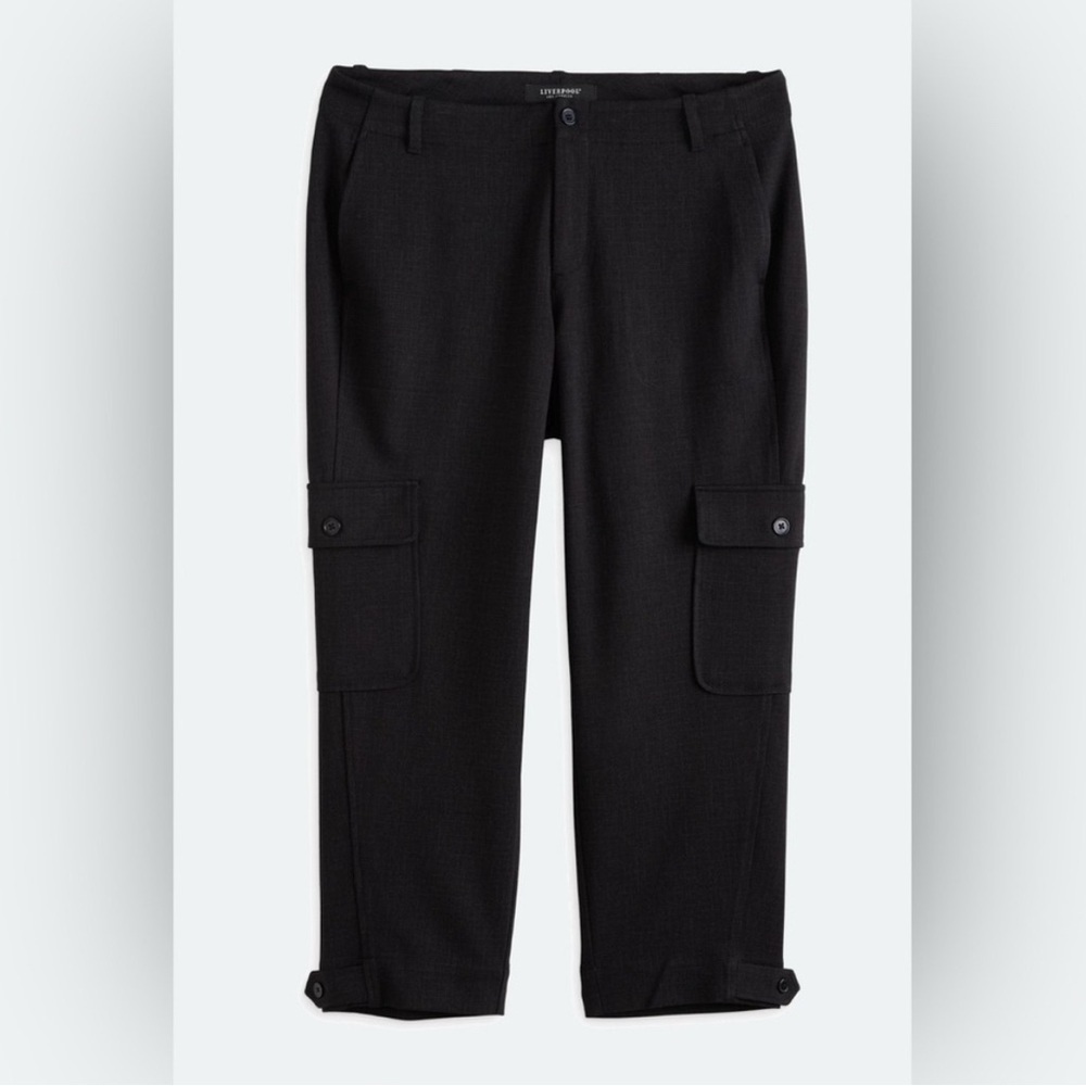 LIVERPOOL Utility Crop w/Tab
Hem & Cargo Pockets size 16 - Picture 5 of 10